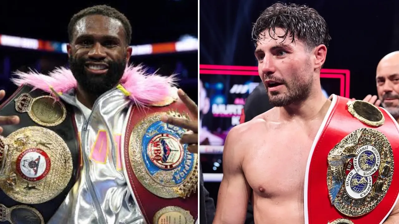 Josh Kelly (kanan) dan Jaron Ennis. (Foto: Fight TV)