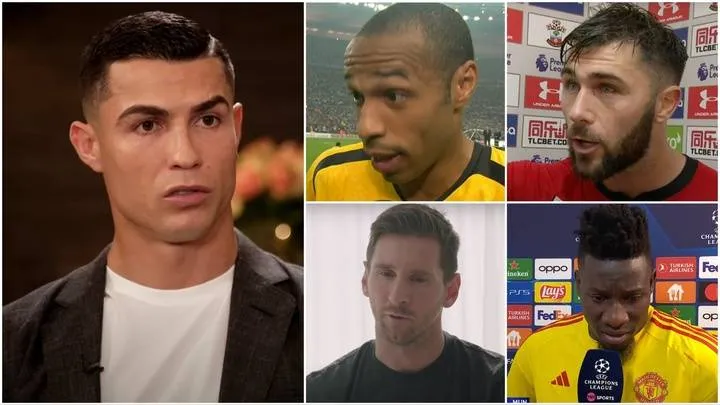 Pengakuan Mengejutkan Pemain Sepak Bola: Martinez Hingga Ronaldo Buka-bukaan - sumber: (givemesport)