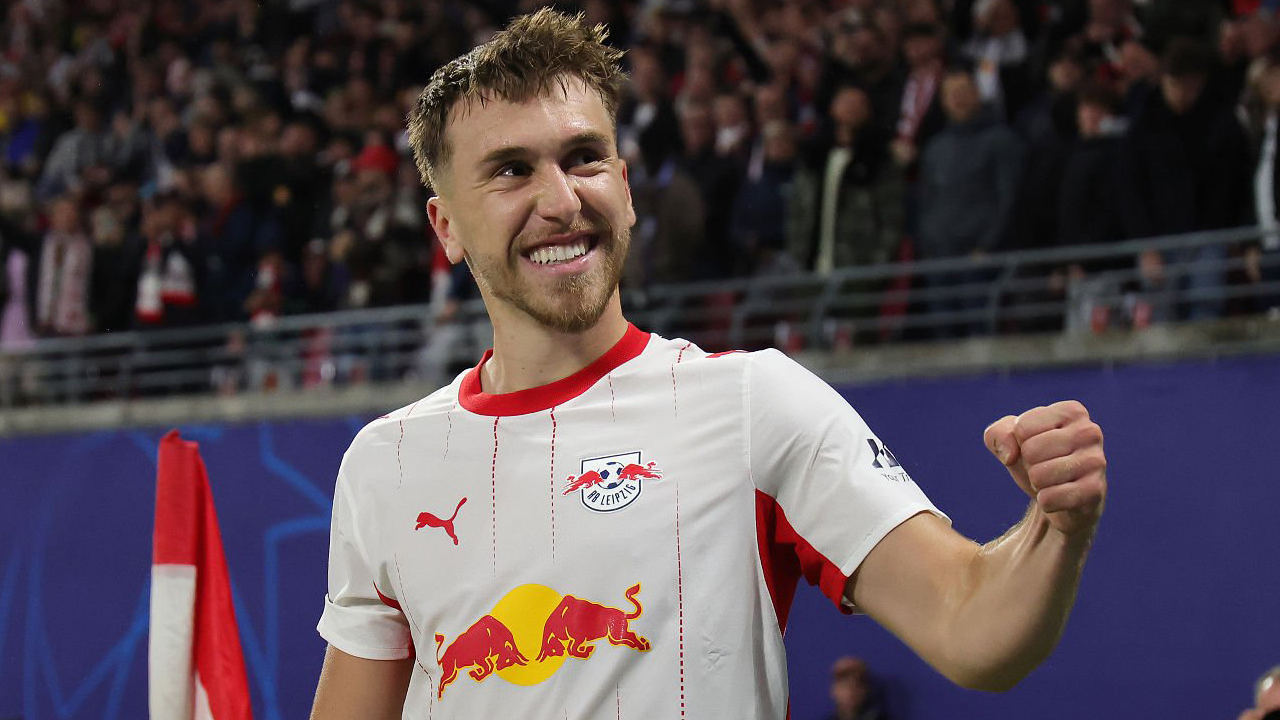 Brajan Gruda Bahagia Usai Cetak Gol Perdana di Liga Champions