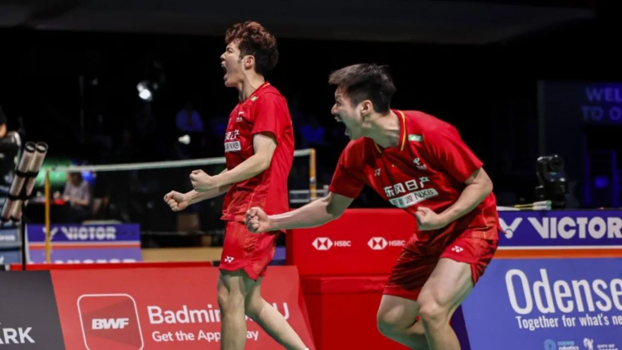 He Jiting-Ren Xiangyu Singkirkan Satwik-Chirag di Babak Pertama Denmark Open 2026