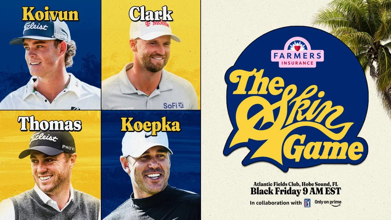 Jackson Koivun, Brooks Koepka, Justin Thomas, dan Wyndham Clark akan memperebutkan total hadiah sebesar 4 juta dolar AS. (Foto: Golf Digest)