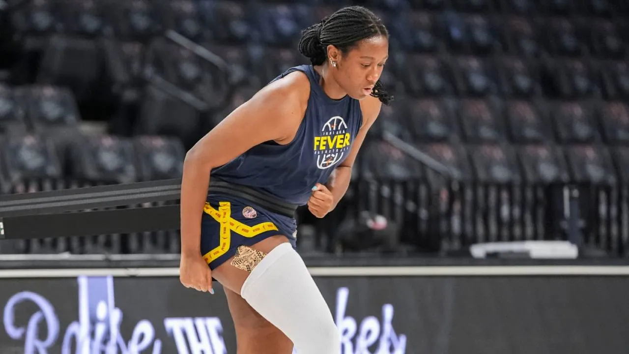 Meski mengalami robekan meniskus lateral di lutut kanan, Aliyah Boston tetap tampil sepanjang sebagian besar musim reguler 2026. (Foto: AP)