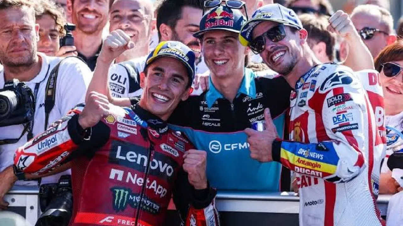 Marc Marquez, Alex Marquez dan Maximo Quiles