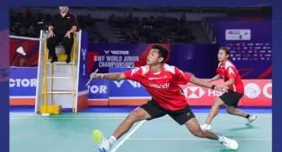 Raihan-Atresia Raih Medali Perunggu Kejuaraan Dunia Junior BWF 2026