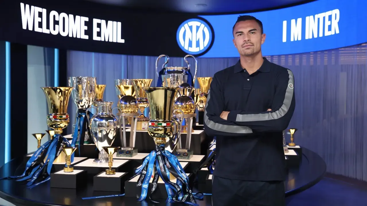 Emil Audero saat memperkuat Inter Milan