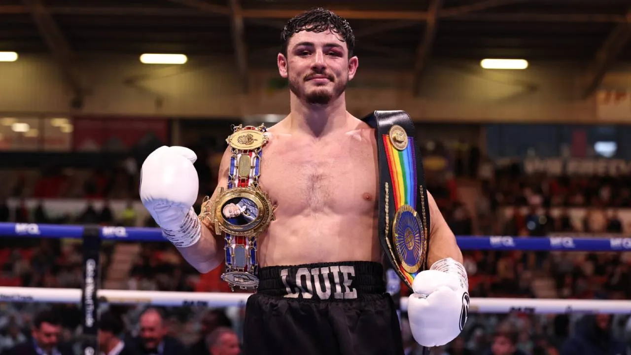 Louie O'Doherty saat ini memegang gelar juara Inggris dan Persemakmuran. (Foto: Fight TV)