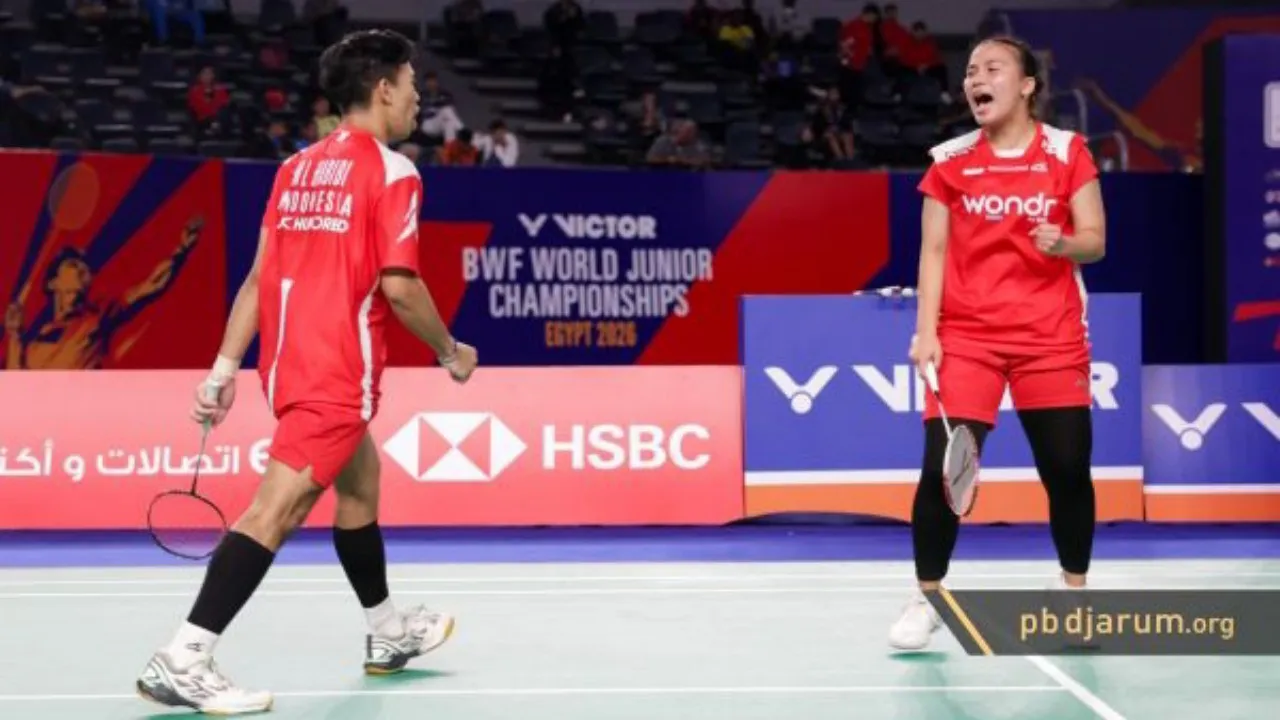 Luthfi-Dian Bersiap Lawan China di Final Kejuaraan Dunia Junior BWF