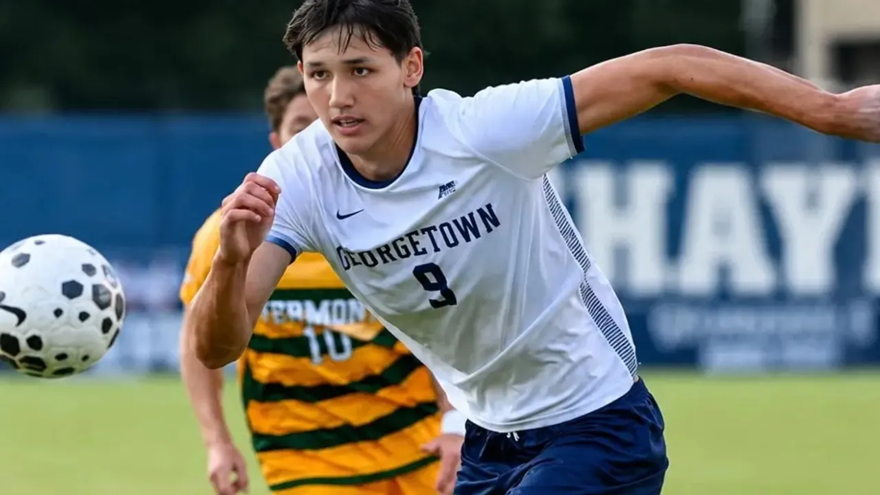 Mitchell Baker catat assist saat Georgetown University menang atas Seton Hall.