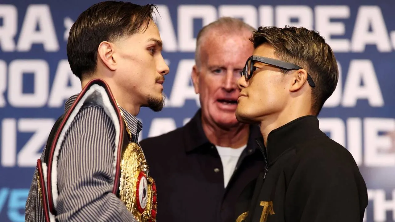 Tomoki Kameda (kanan) dan Brandon Figueroa. (Foto: Fight TV)