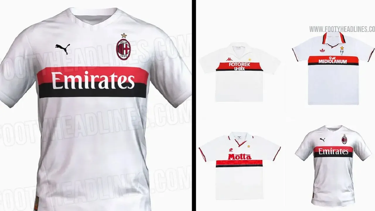 Puma Jersey Kostum Tandang Klasik Terakhir untuk AC Milan