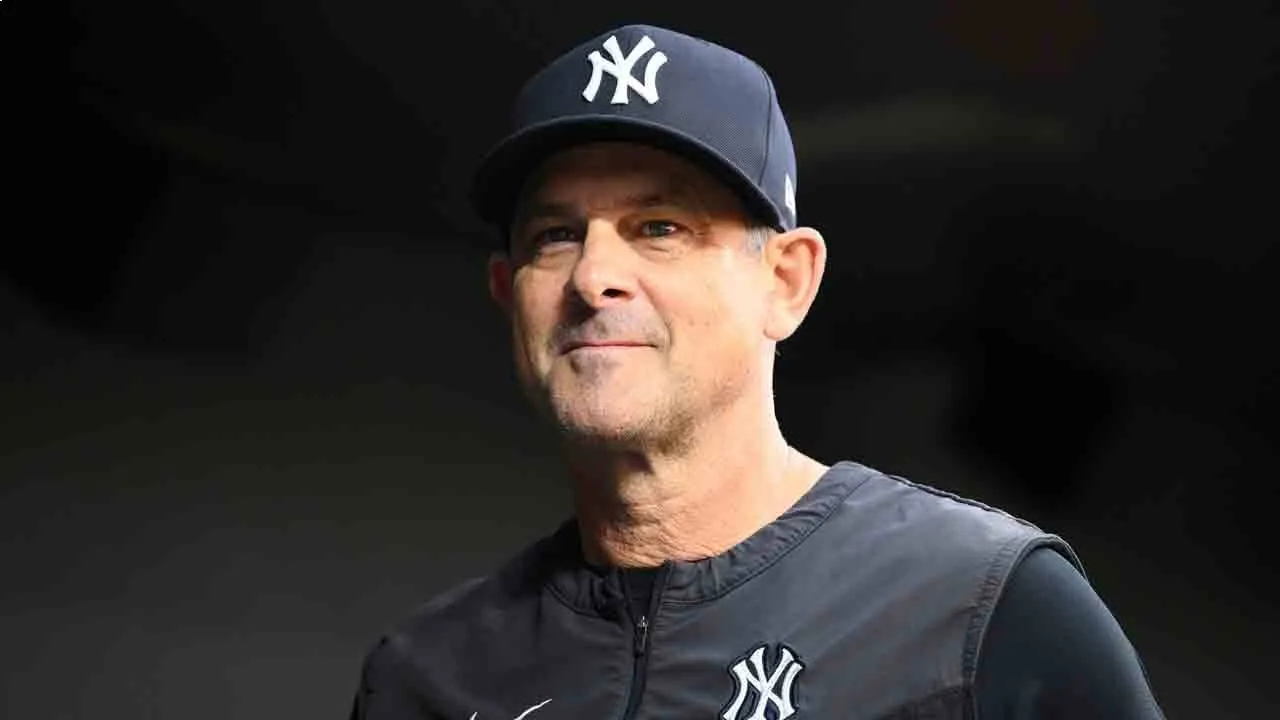 Di bawah Aaron Boone, Yankees hanya sekali mencapai World Series, yakni pada 2024, sebelum kalah dari Los Angeles Dodgers dalam lima pertandingan. (Foto: AP)
