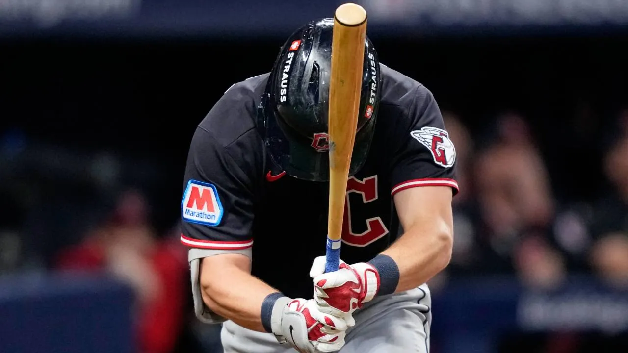 Ini menjadi kegagalan ketiga berturut-turut Cleveland Guardians untuk melewati ALCS dan yang keempat dalam lima musim terakhir. (Foto: AP)