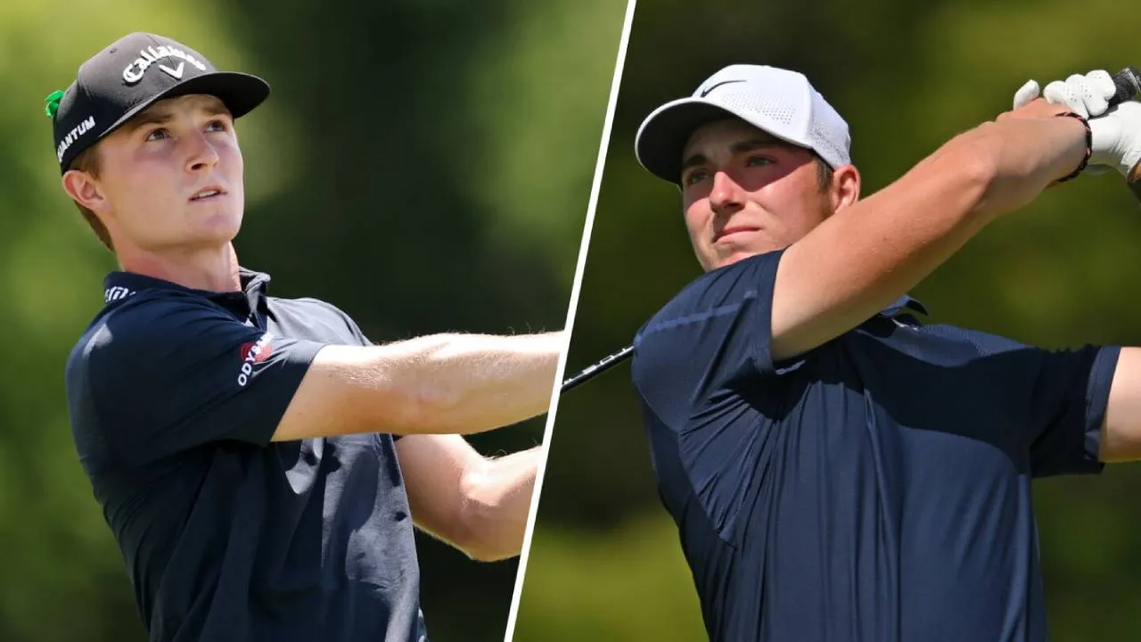 Blades Brown (kiri) dan Ben James. (Foto: Golf Digest)