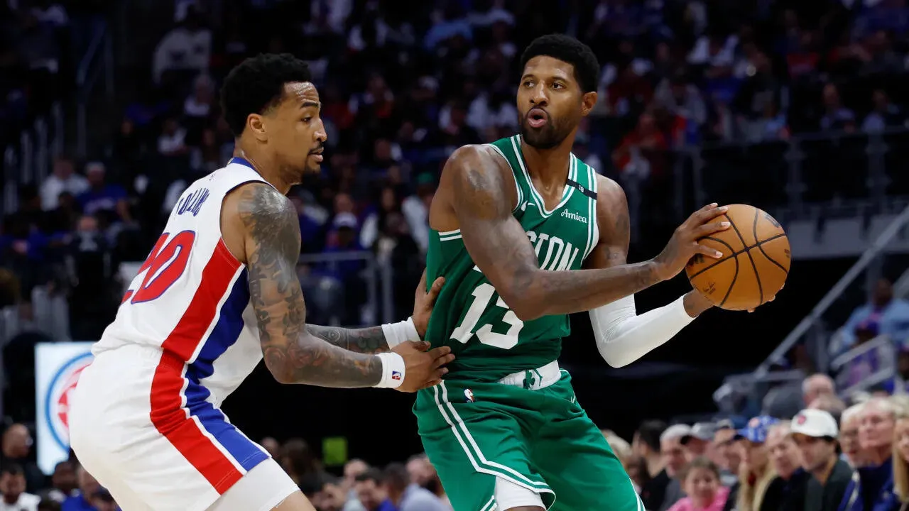 Pistons Gagalkan Kemenangan Debut Paul George di Celtics - sumber: (mainbasket)