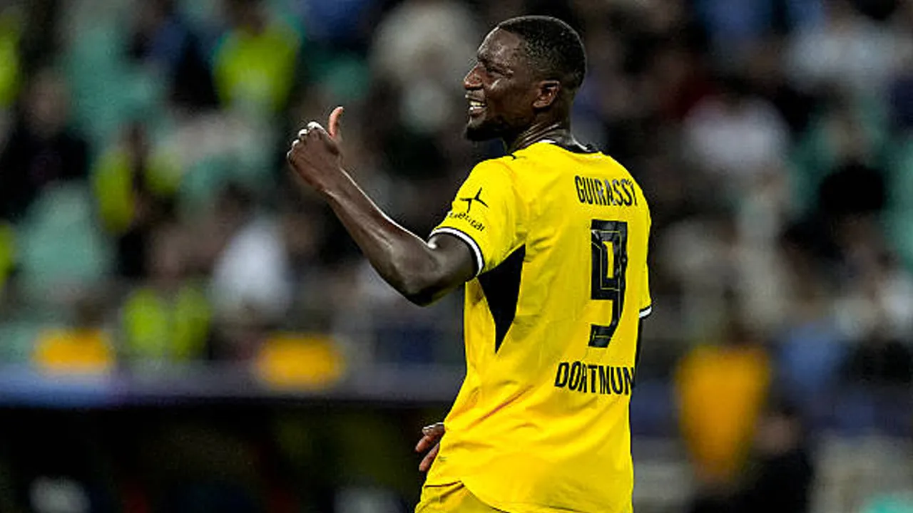 Serhou Guirassy Selamatkan Borussia Dortmund dari Kejutan Sabah di Baku