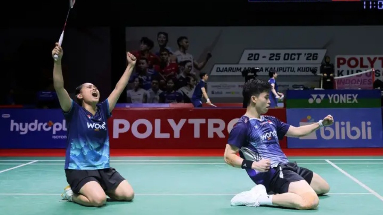 Atasi Nawaf-Indah, Verrell-Bernadine ke Perempat Final Kudus Indonesia Masters 2026