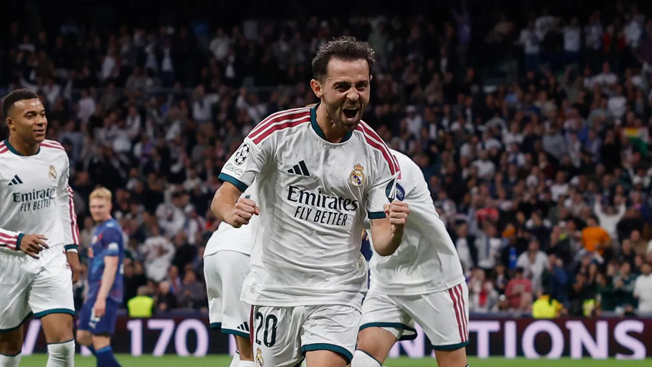 Bahagianya Bernardo Silva Buka Keran Gol untuk Real Madrid