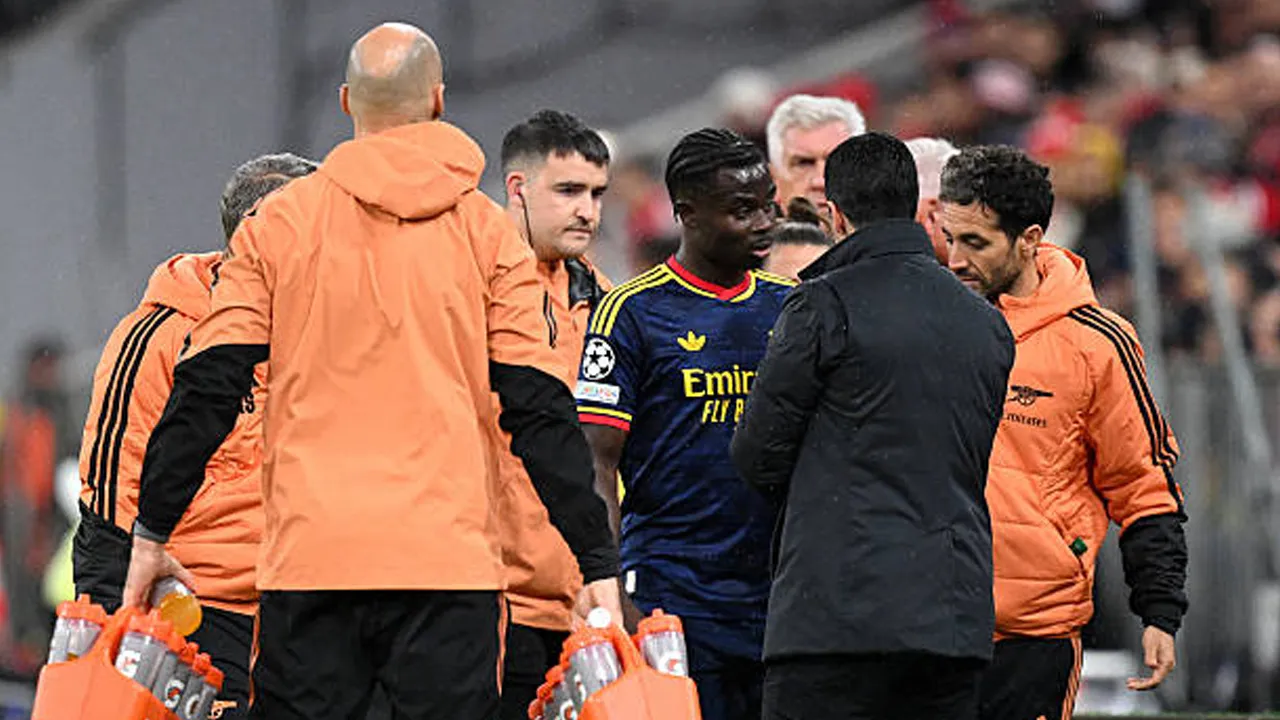 Cedera Bukayo Saka Terlihat Buruk, Mikel Arteta Salahkan Jadwal Padat