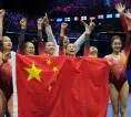 China Akhiri Dominasi AS, Raih Emas Beregu Putri Kejuaraan Dunia Senam