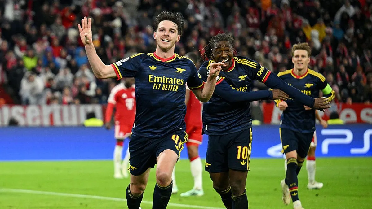 Declan Rice Gagalkan Pesta Kane, Arsenal Bangkit