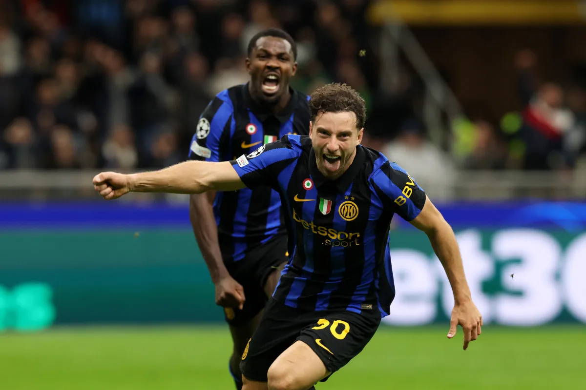 Inter Raih Kemenangan Tipis atas Shakhtar Meski Bastoni Dikartu Merah - sumber: (footballitalia)