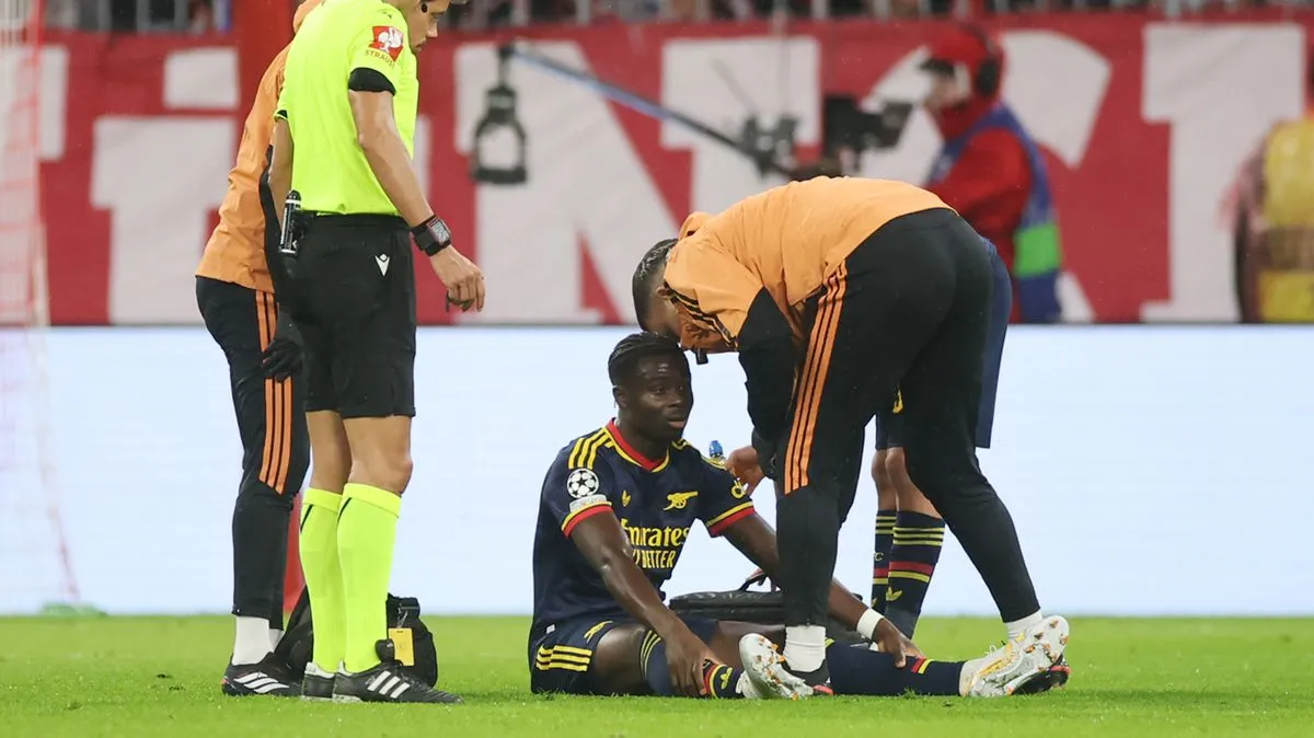 Jadwal Cedera Bukayo Saka Diumumkan, Rencana Pemindaian Dipaparkan - sumber: (footballlondon)