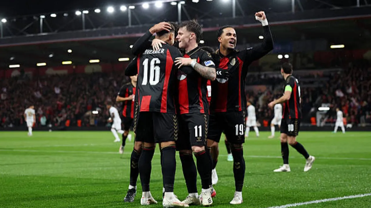 Bournemouth samai rekor 53 tahun klub Inggris usai bantai AC Milan tiga gol tanpa balas di Liga Europa