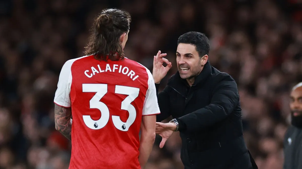 Calafiori Diistirahatkan, Pengganti Saka Dipilih - sumber: (footballlondon)