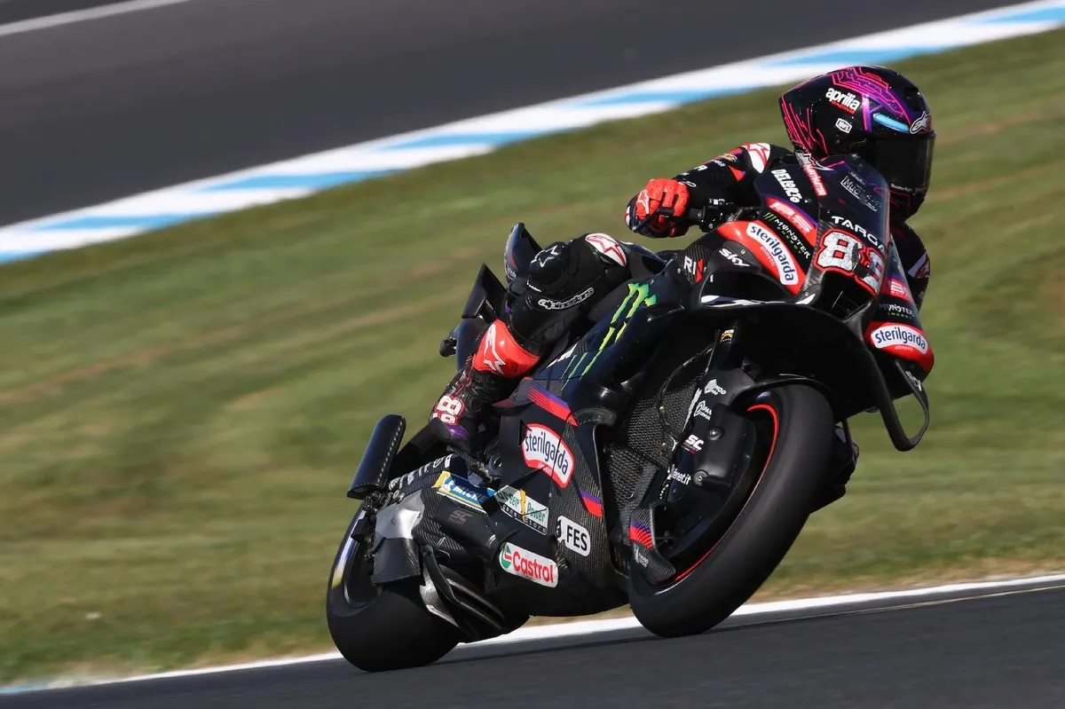 Jorge Martin Alami Kesulitan dengan Aprilia di Australia - sumber: (motorsport)