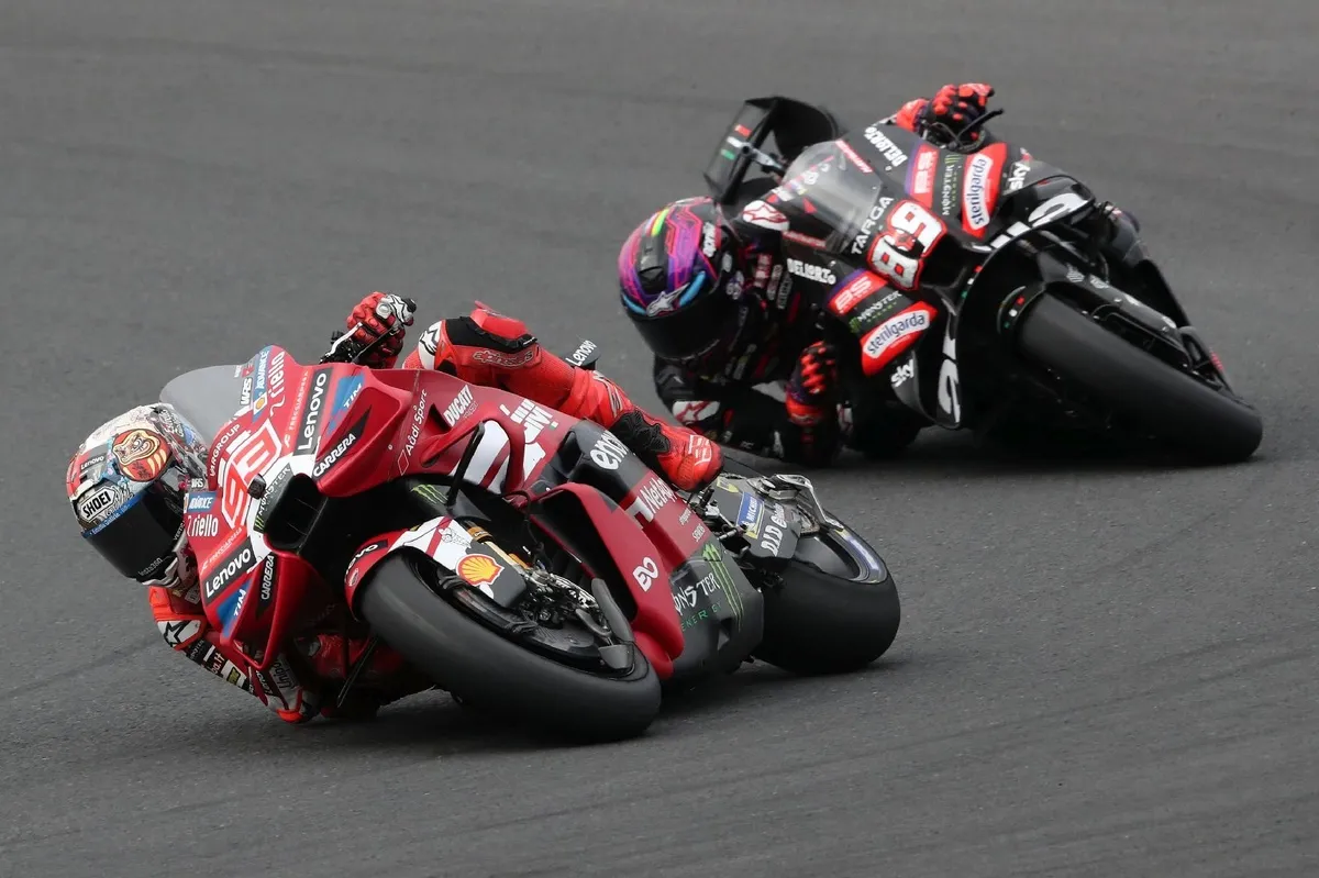 Marquez: Insting Agresif Jadi Kekuatan Utama Jorge Martin - sumber: (motorsport)