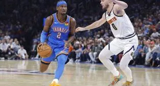 Rekor Poin SGA Terhenti, Thunder Tundukkan Nuggets