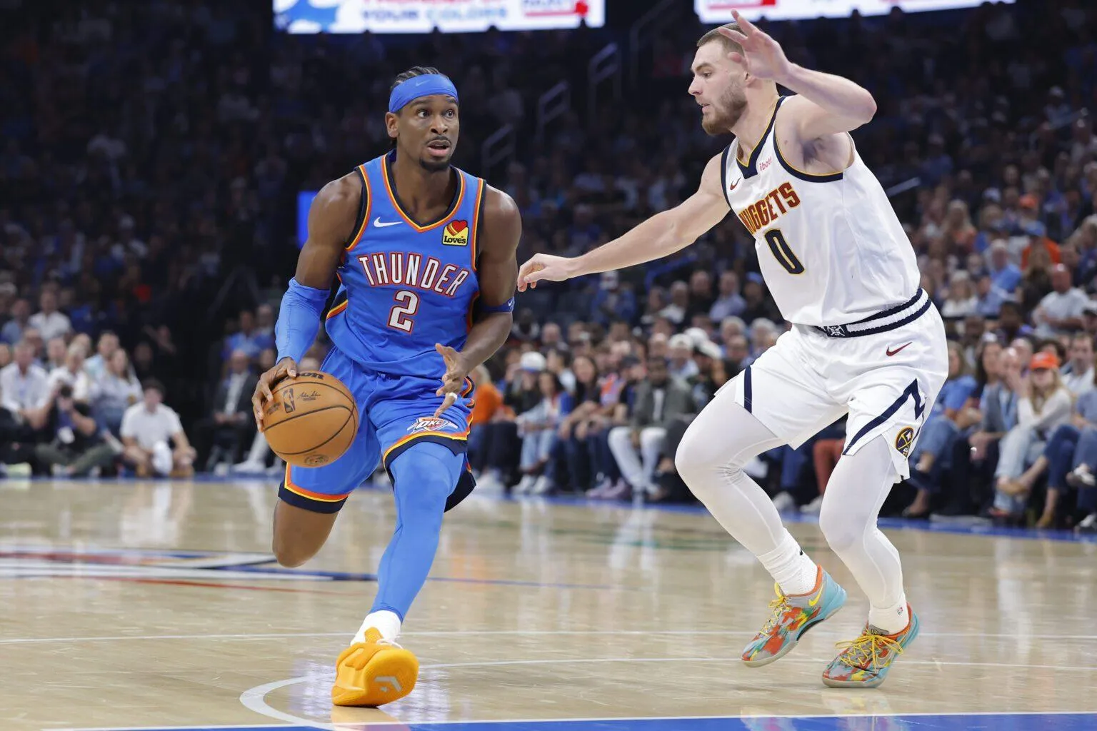 Rekor Poin SGA Terhenti, Thunder Tundukkan Nuggets - sumber: (mainbasket)