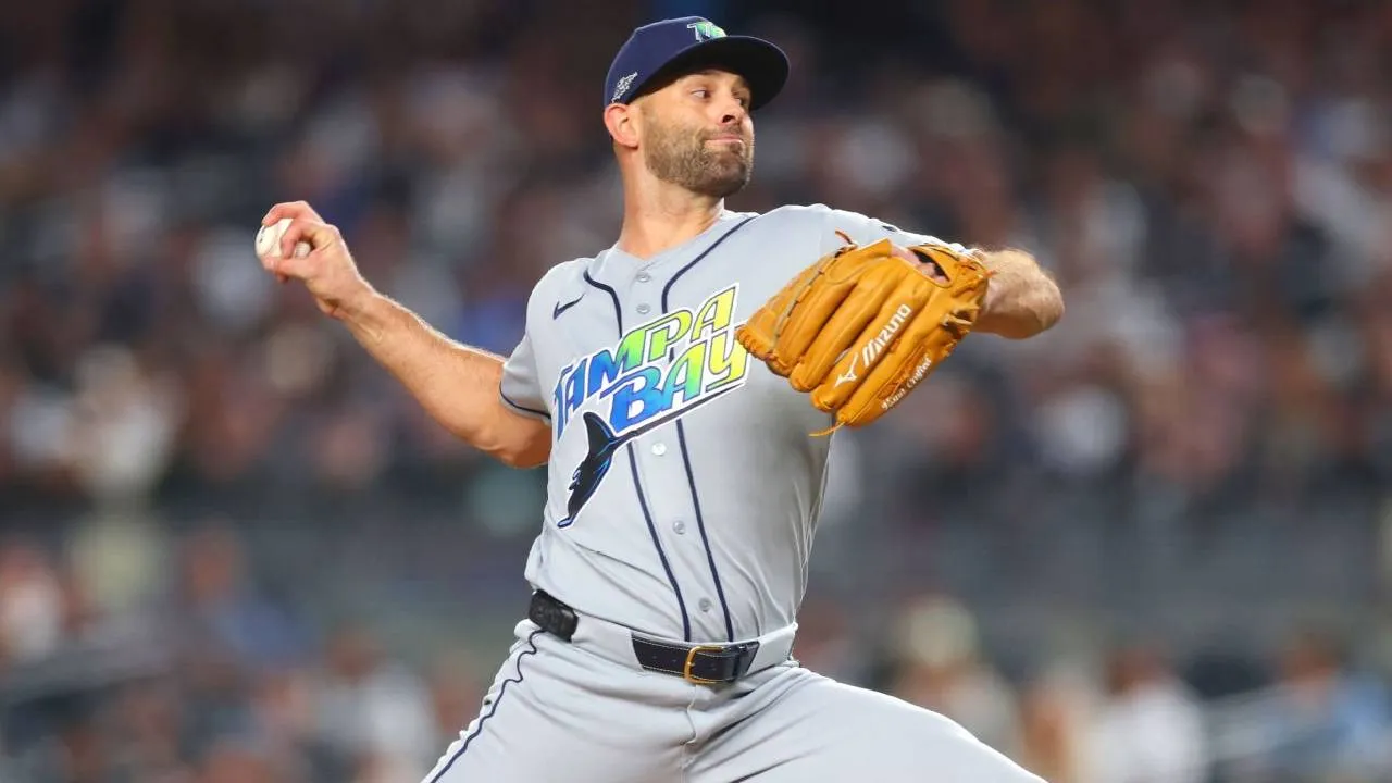 Nick Martinez akan tampil dengan waktu istirahat lima hari setelah membantu Rays mengalahkan Guardians pada Game 4 ALCS. (Foto: AP)