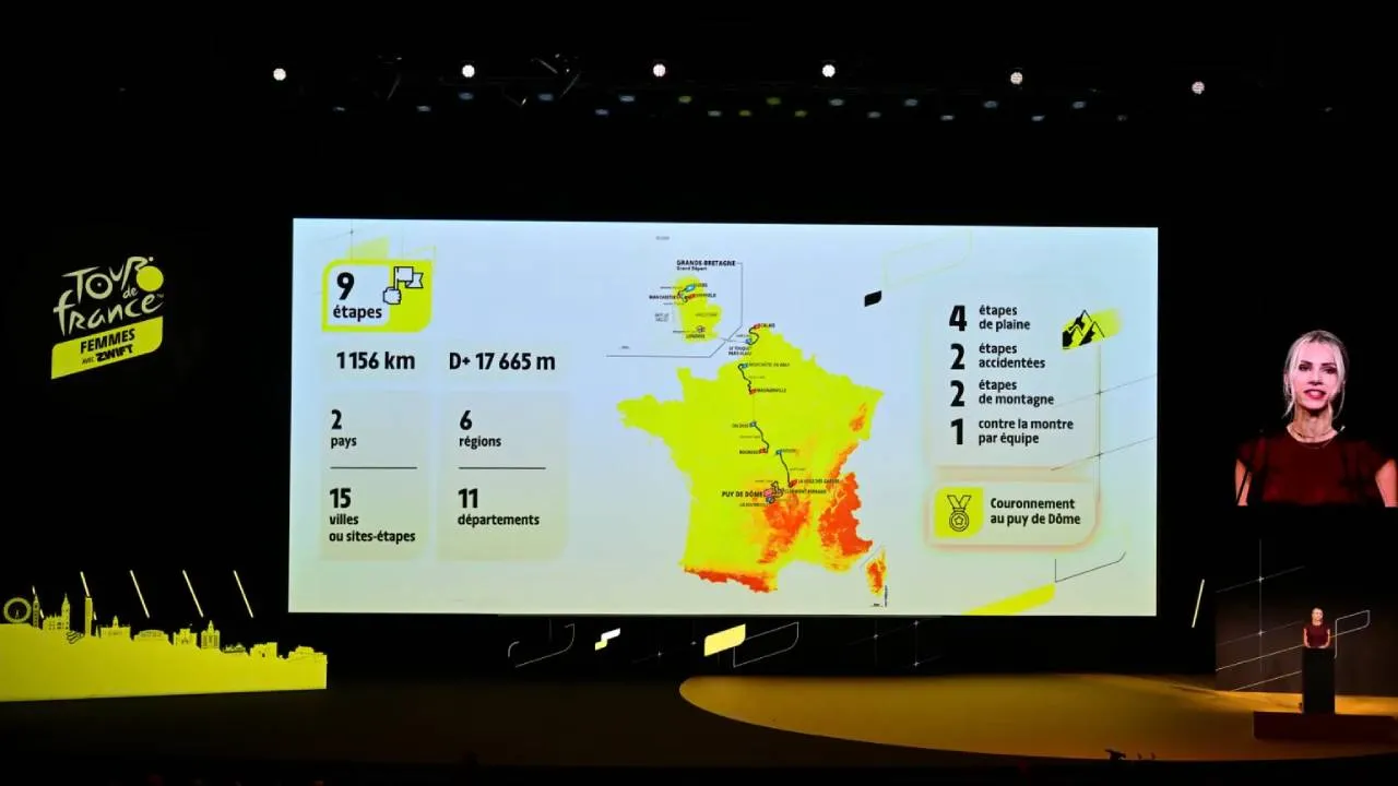 Di Tour de France Femmes 2027, Para pesepeda akan melewati Gedung Parlemen Inggris, Menara London, dan Katedral St Paul, serta melintasi Tower Bridge. (Foto: AP)