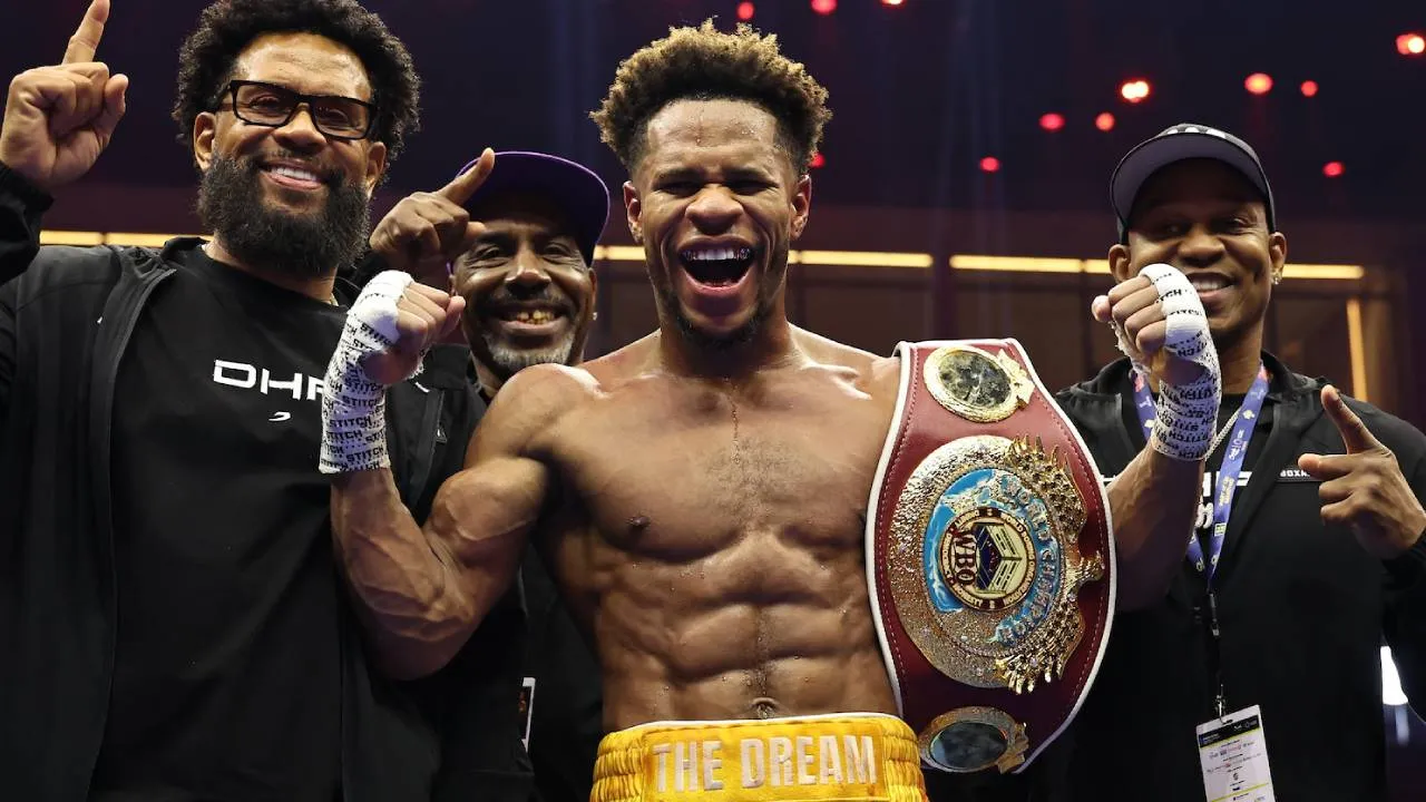 Devin Haney menilai kemitraan dengan DAZN akan menghilangkan ketidakpastian mengenai peluangnya mewujudkan pertarungan besar. (Foto: Fight TV)
