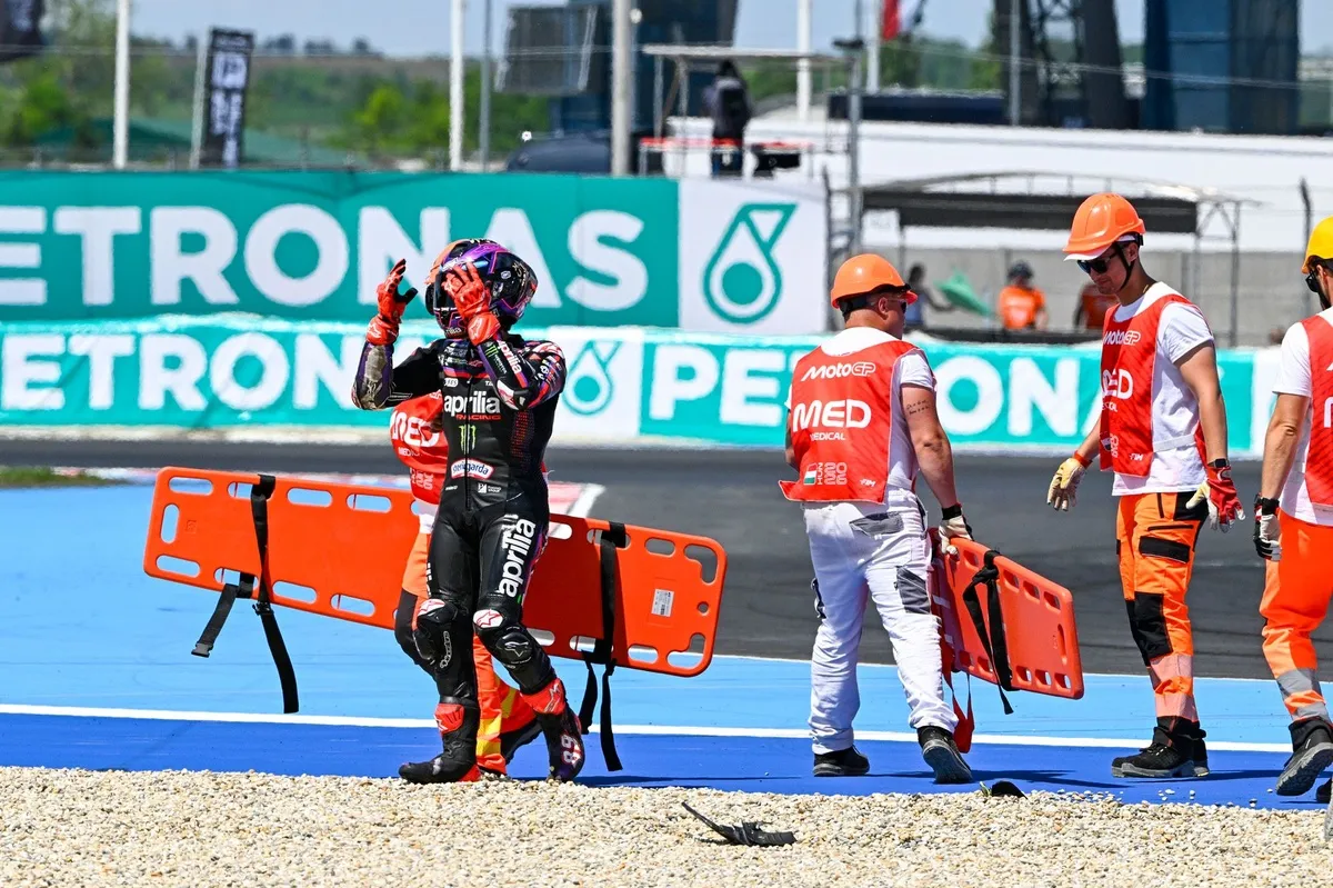 Jorge Martin: Rentetan Cedera Usai Bergabung dengan Aprilia - sumber: (motorsport)