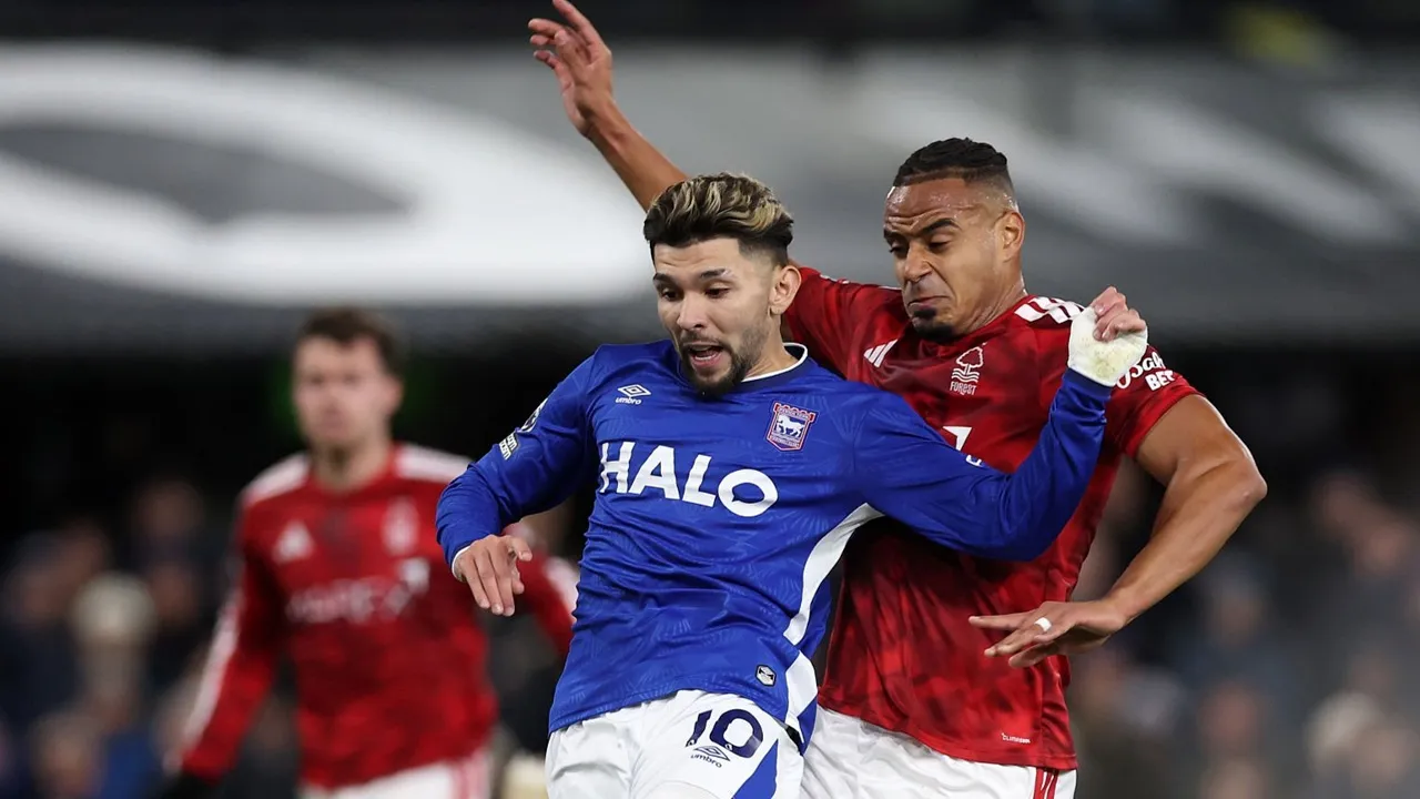 Julio Enciso ungkapkan kebahagiaannya usai cetak gol perdana untuk Ipswich Town saat imbang lawan Nottingham Forest
