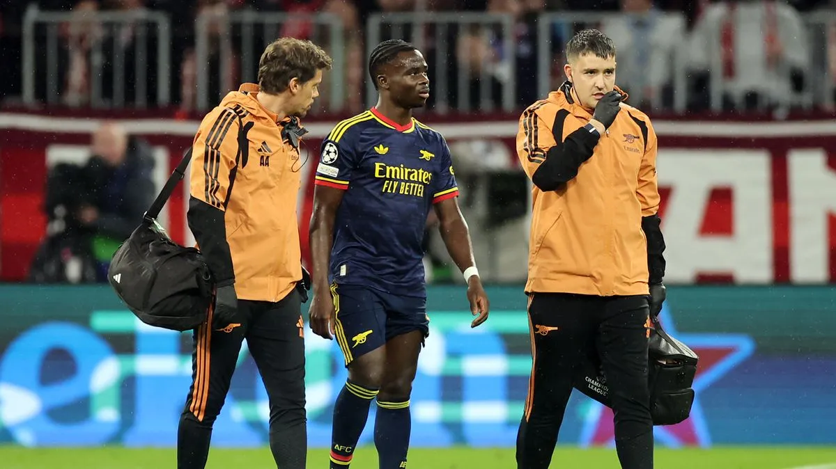 Kabar Cedera Arsenal: Saka, Hincapie, Tzolis Sebelum Laga Everton - sumber: (footballlondon)