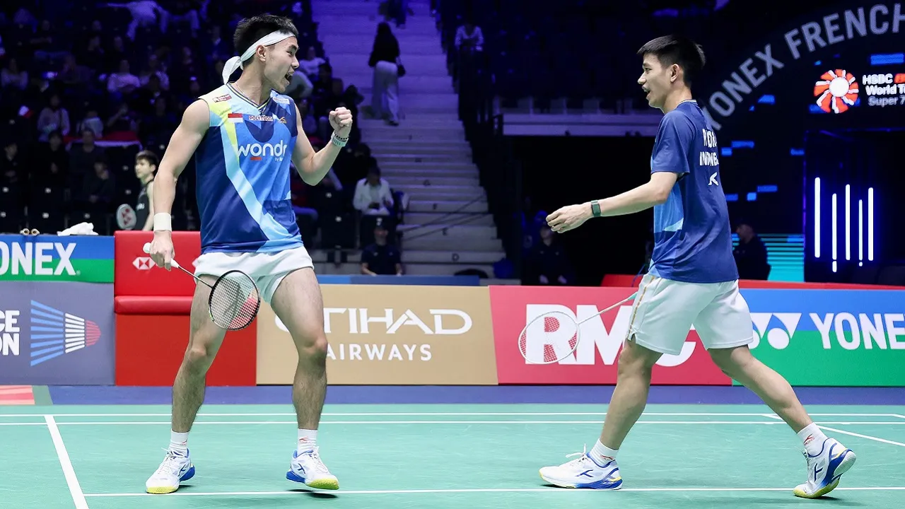 Raymond/Indra bersyukur masih bisa tembus semifinal French Open 2026.