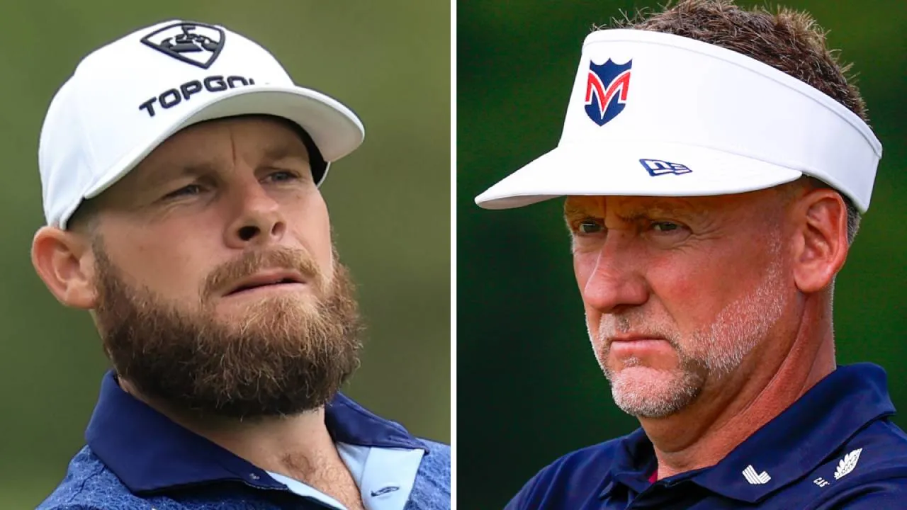 Tyrrell Hatton (kiri) dan Ian Poulter. (Foto: Golf Digest)