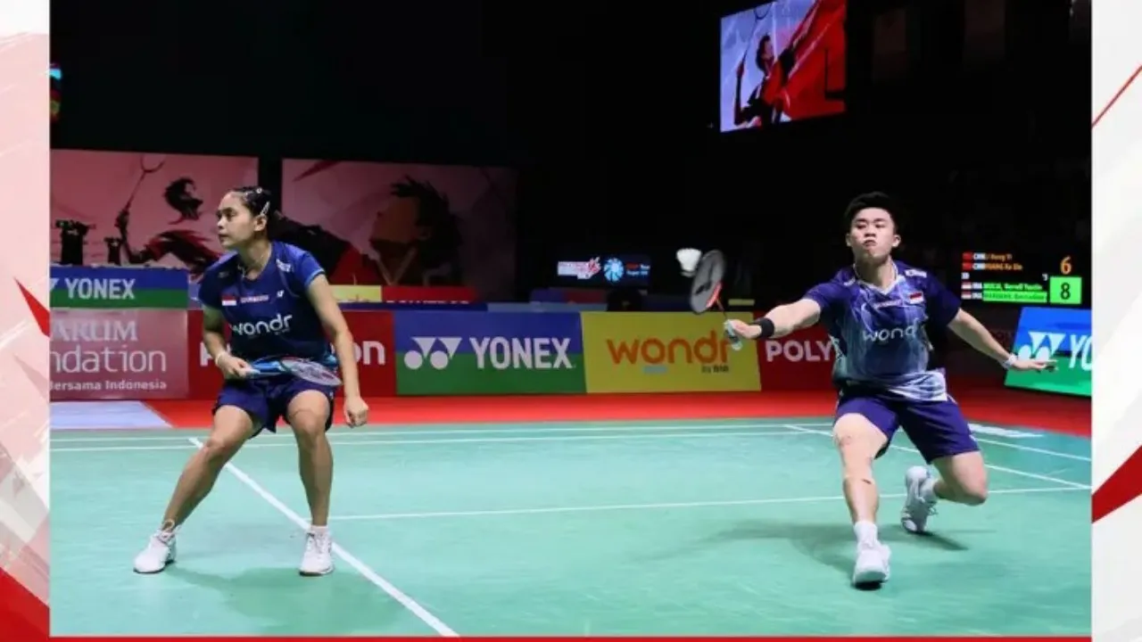 Verrell-Bernadine Terhenti di Semifinal Kudus Indonesia Masters 2026