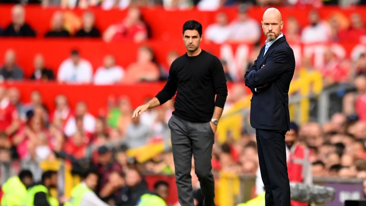 Arsenal Bantah Klaim Erik ten Hag Soal Titel Liga Inggris - sumber: (footballlondon)