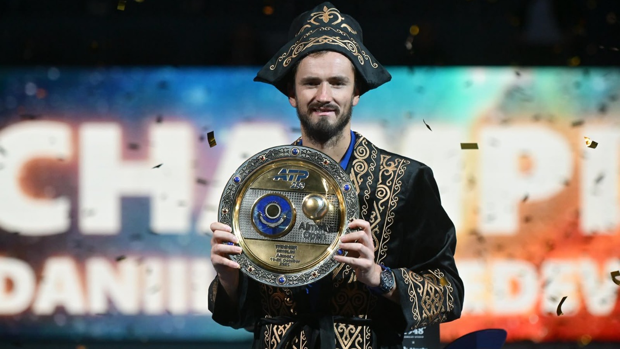Daniil Medvedev Sukses Pertahankan Gelar Di Almaty