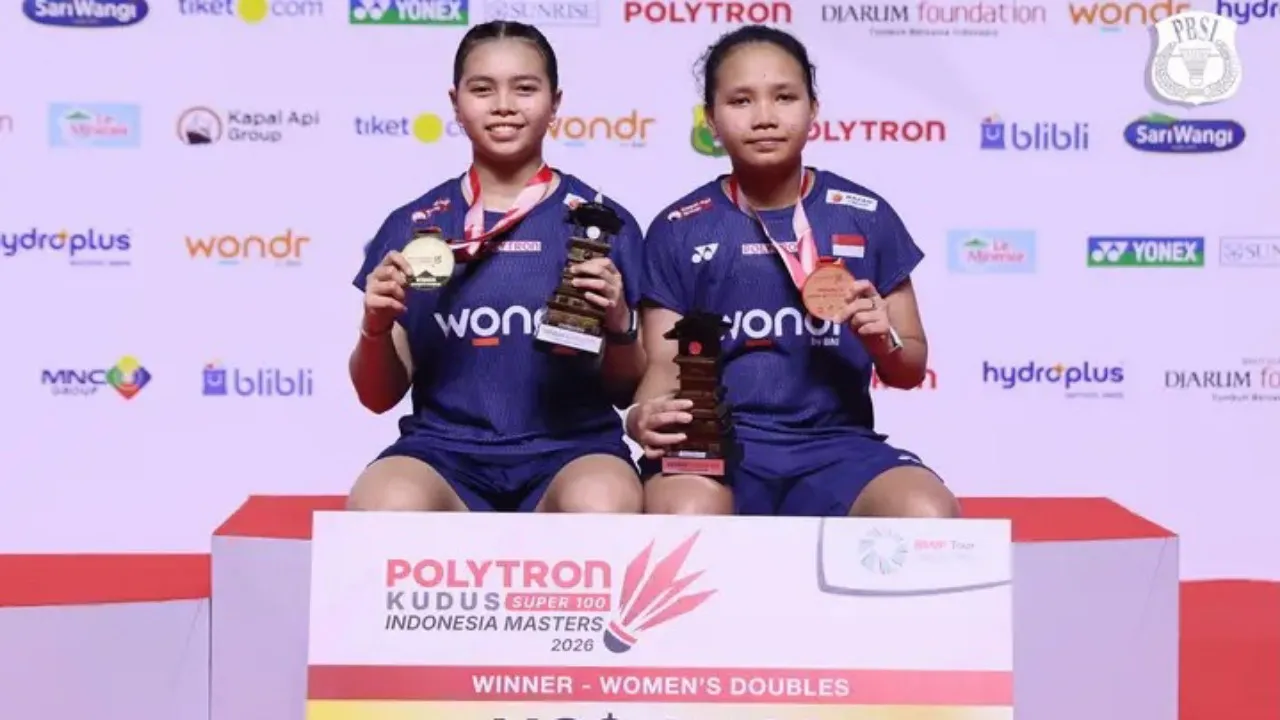 Libas Unggulan 1 Thailand, Isyana-Rinjani Juara Kudus Indonesia Masters 2026