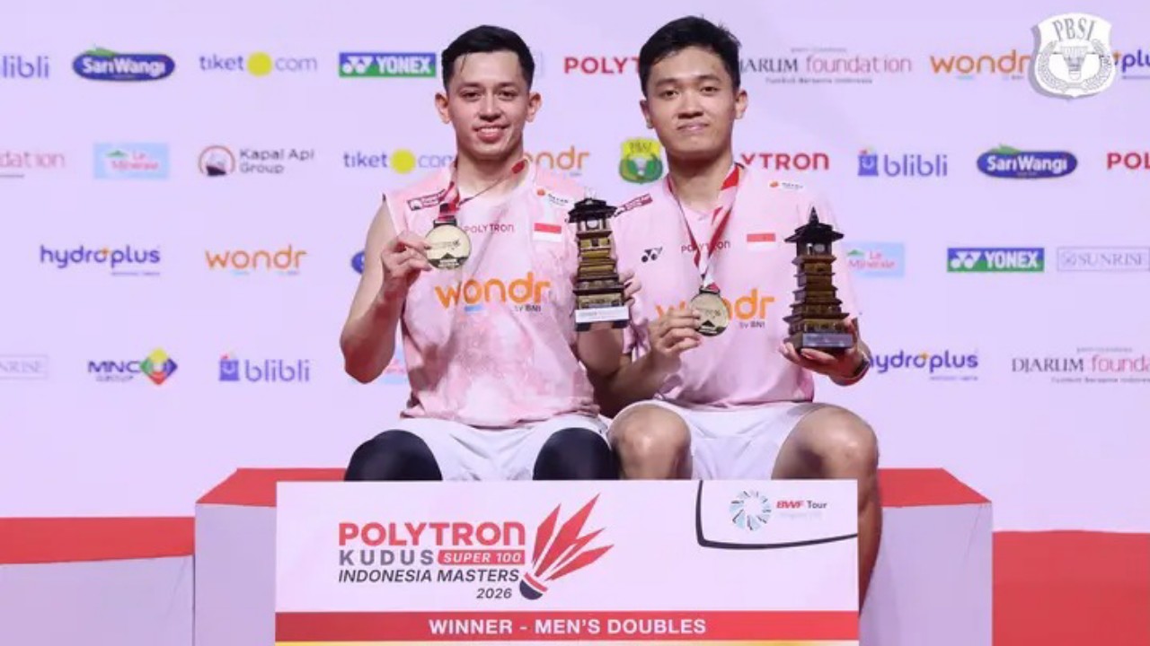Rian-Edgar Kampiun Ganda Putra Kudus Indonesia Masters 2026