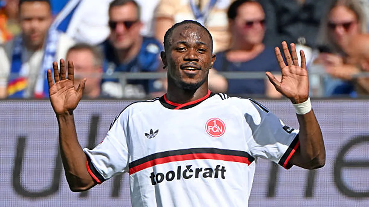 Tampil Impresif di Nurnberg, Mohamed Ali Zoma Masuk Radar Klub Premier League