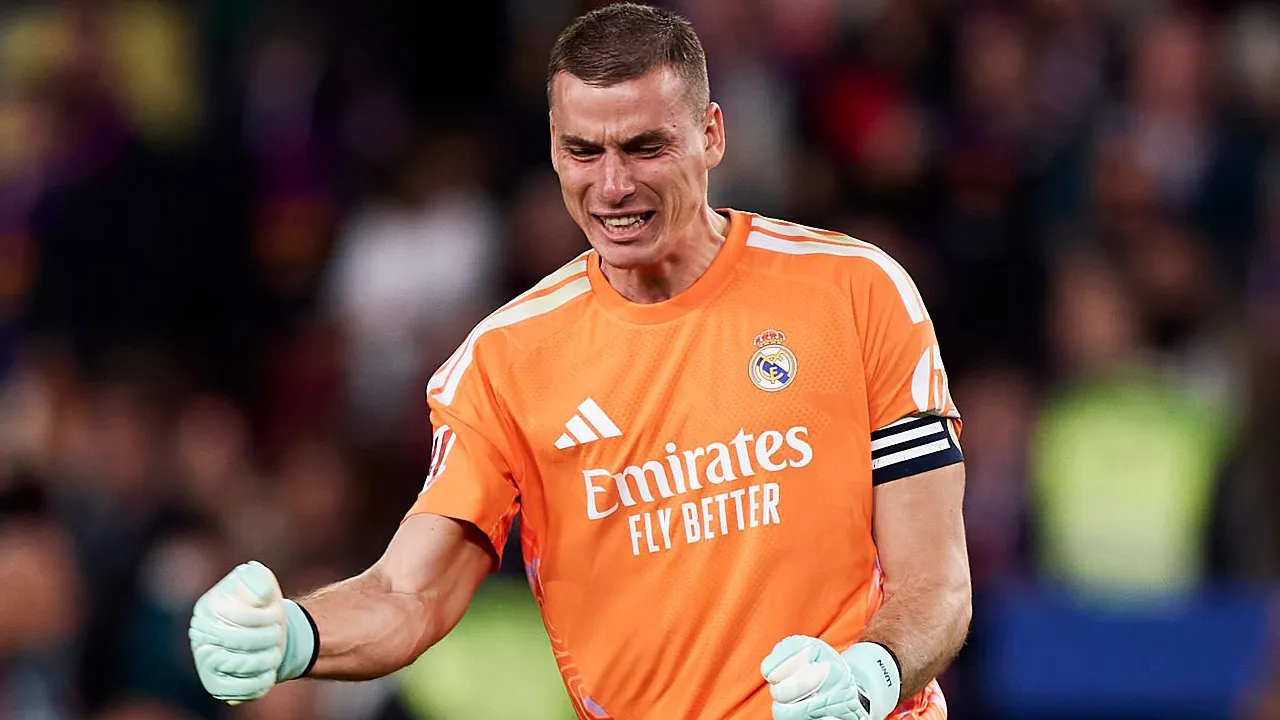 Andriy Lunin Ungkap Kunci Real Madrid Tumbangkan Barcelona di El Clasico