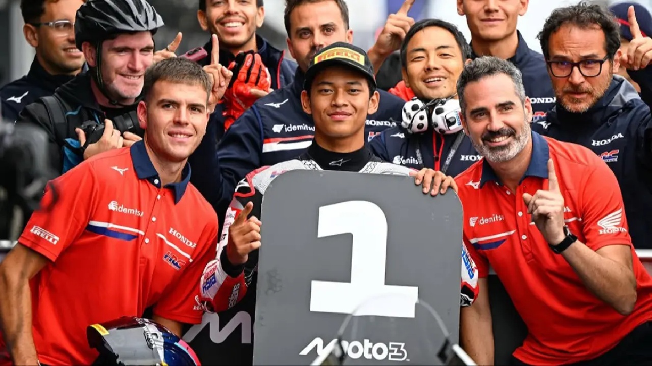 Bos Honda Kecewa Gagal Lihat Veda Ega Pratama Balapan dari Pole Position