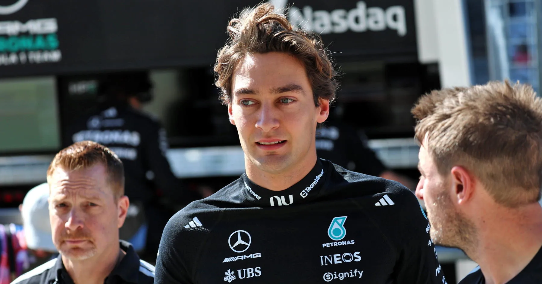 George Russell Teliti Data Mercedes Jelang Akhir Kejuaraan - sumber: (racingnews365)