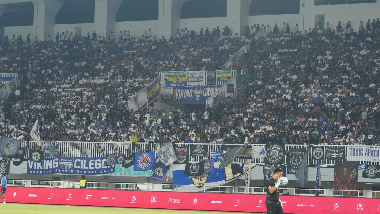 Stadion Pakansari dipadati Bobotoh Persib